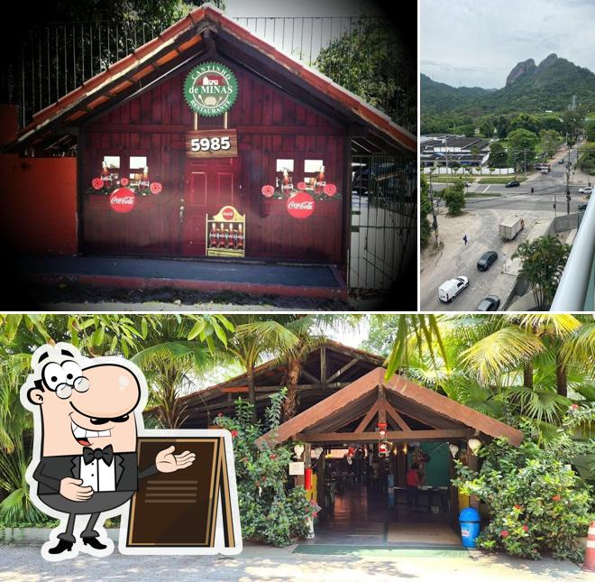 O exterior do Cantinho de Minas