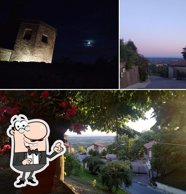 Goditi la vista dall'area esterna di Al Cortiletto