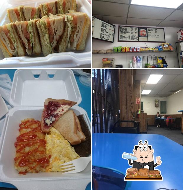 Have a sandwich at Blue Sky Restaurant & Carryout