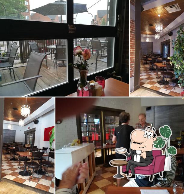 L'intérieur de L'Envers Resto-Ambiance