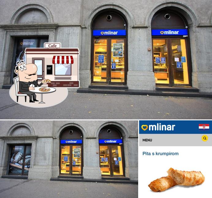 La foto della esterno e cibo di Mlinar