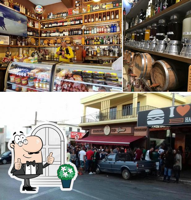 O exterior do Armazém do Gino & Botequim