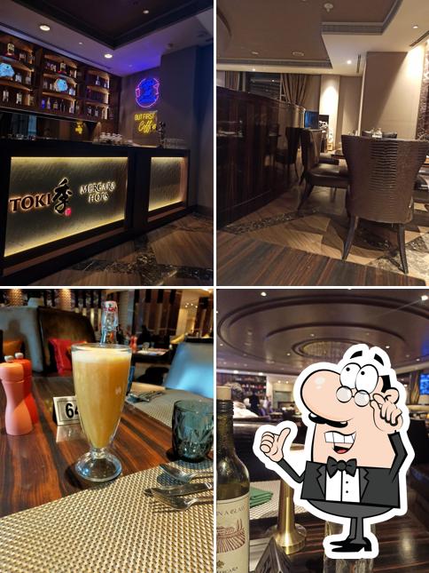 Take a seat at one of the tables at Cafe Mercara Express
