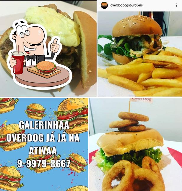 Os hambúrgueres do OverDog Dogueria & Hamburgueria irão saciar diferentes gostos