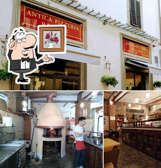 Gli interni di Antica Pizzeria Reginè Firenze
