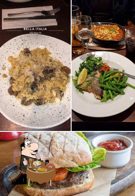 Bella Italia Birmingham, The Charters, 102 New St in Birmingham Restaurant menu and reviews