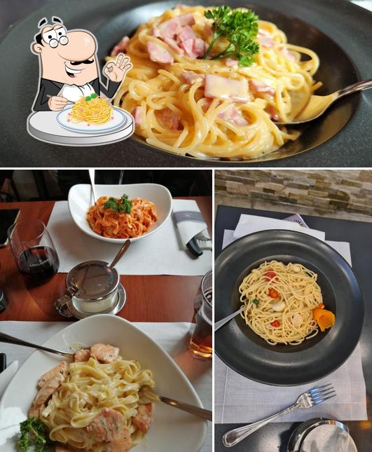 Spaghetti alla carbonara al Ristorante Pizzeria Fontana