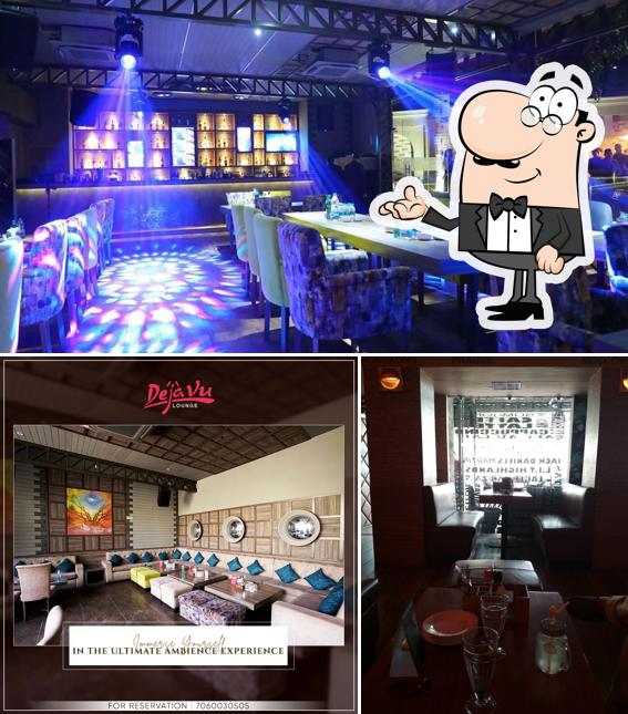 The interior of Deja vu Lounge