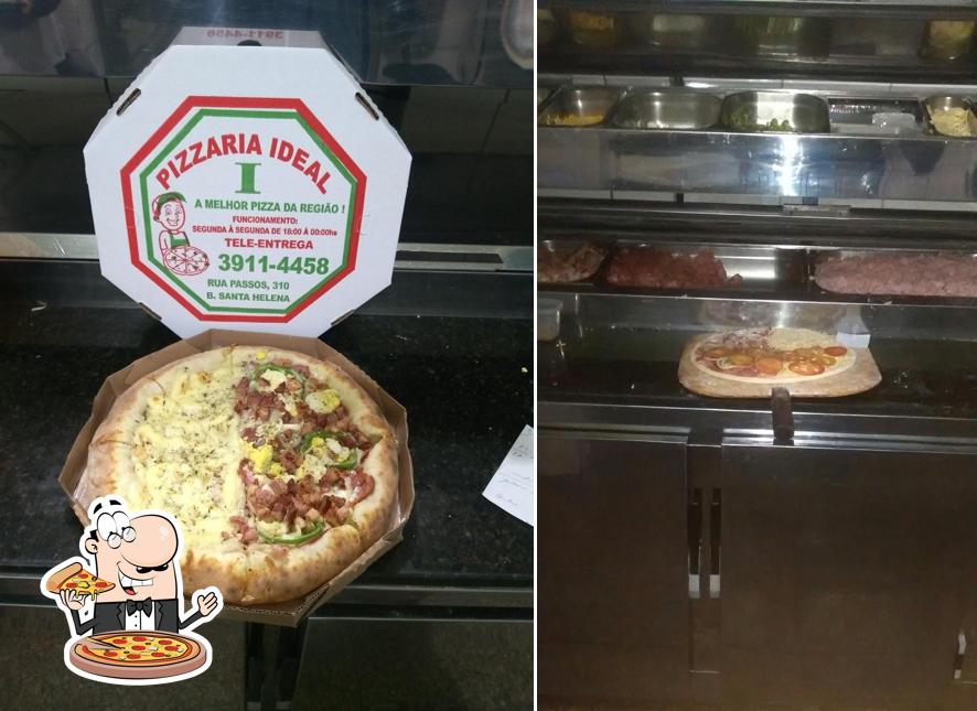 Consiga pizza no Pizzaria Ideal contagem