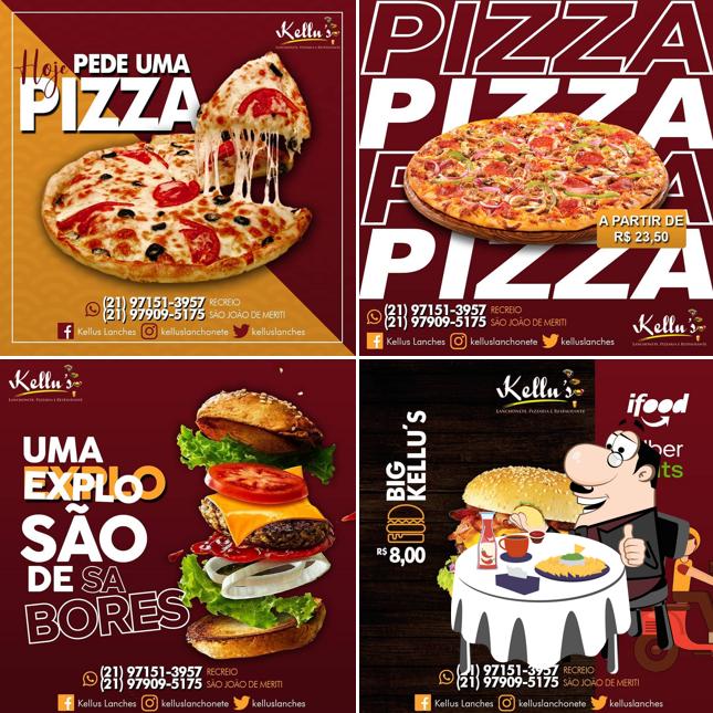 Hambúrguer em Kellu´S Lanchonete E Pizzaria