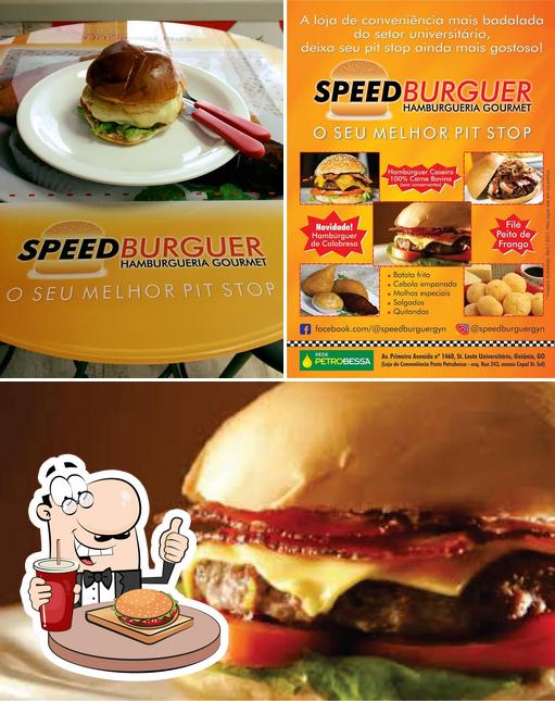 Consiga um hambúrguer no Speed Burguer