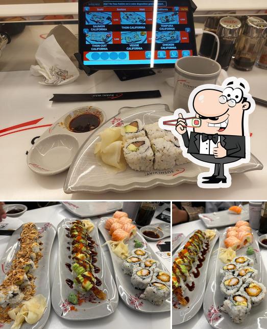 Les sushi sont servis à Sushi Way Forum des Halles