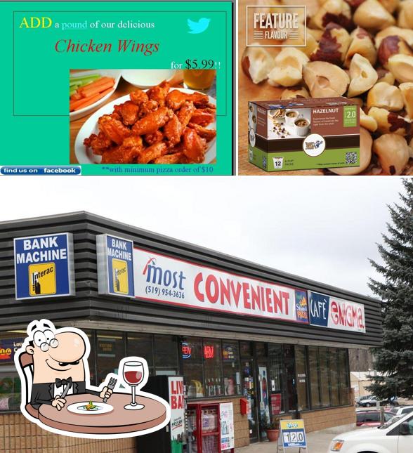 Еда в "Most Convenient Food Store & Pizza"