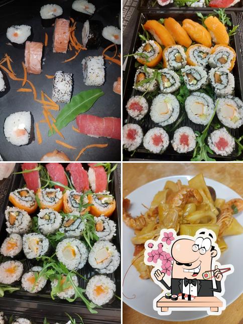 Prova le diverse opzioni di sushi