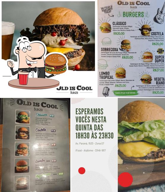 Delicie-se com um hambúrguer no Old Is Cool Burger