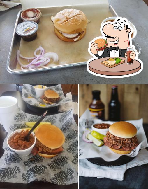 Try out a burger at Billy Sims BBQ
