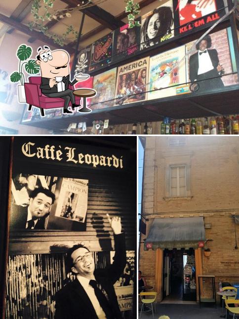 Gli interni di Caffè Leopardi