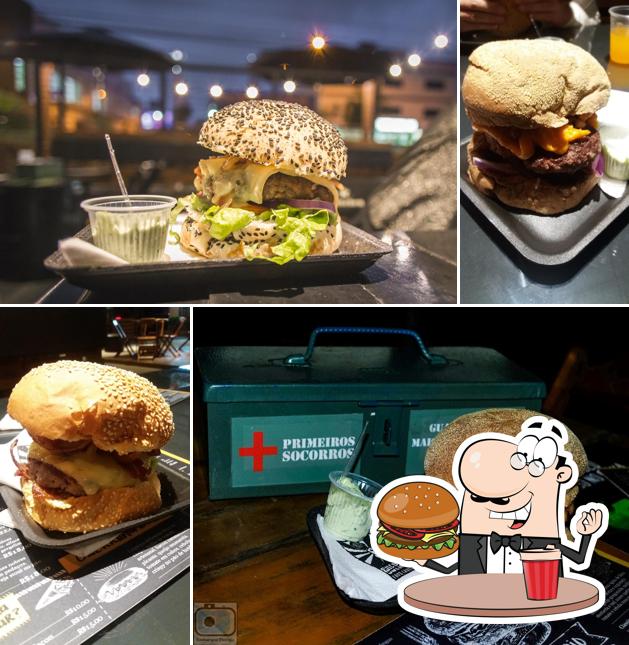 Experimente um hambúrguer no Guerrilha Food Truck Burger