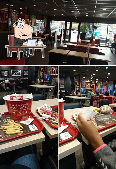 Installez-vous à l'une des tables de KFC Eragny (C.C Art de Vivre)