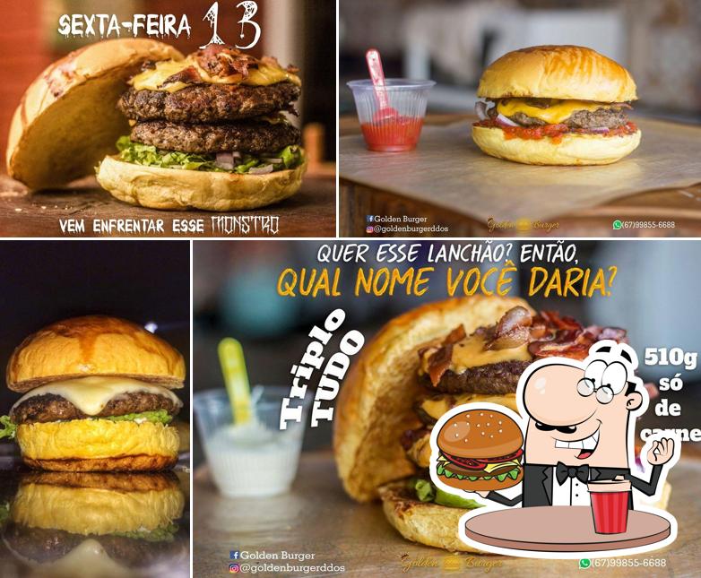 Hambúrguer em Golden Burger