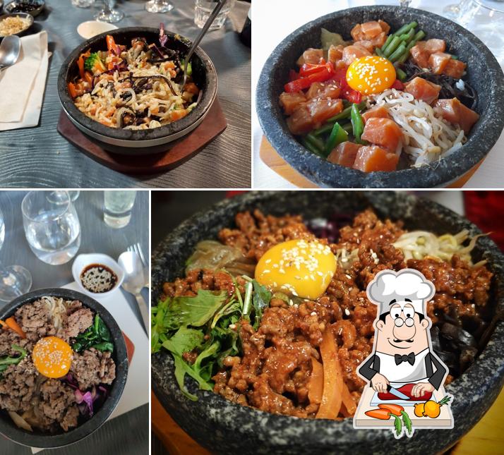 Bibimbap à Kimch'i