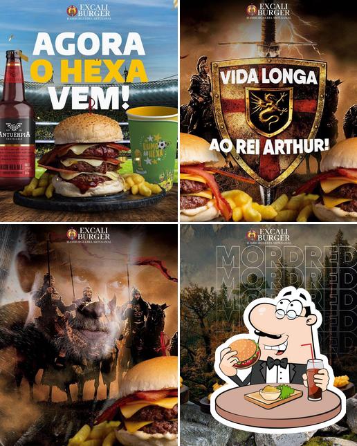 Excaliburger Santa Inês provê uma escolha de opções para os amantes dos hambúrgueres