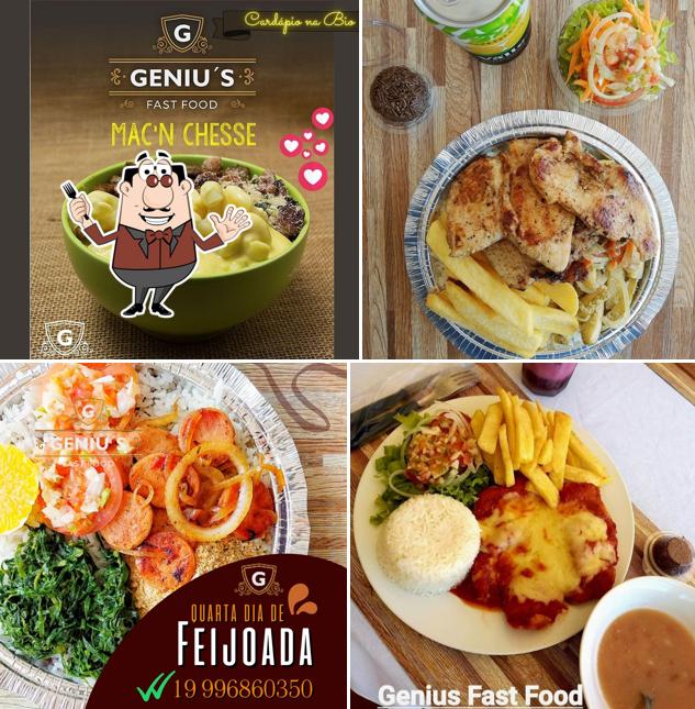 Platos en Geniu's Fast Food - Restaurante