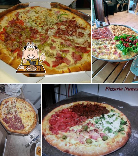 Experimente pizza no PIZZARIA NUNES DELIVERY & PEGUE E LEVE