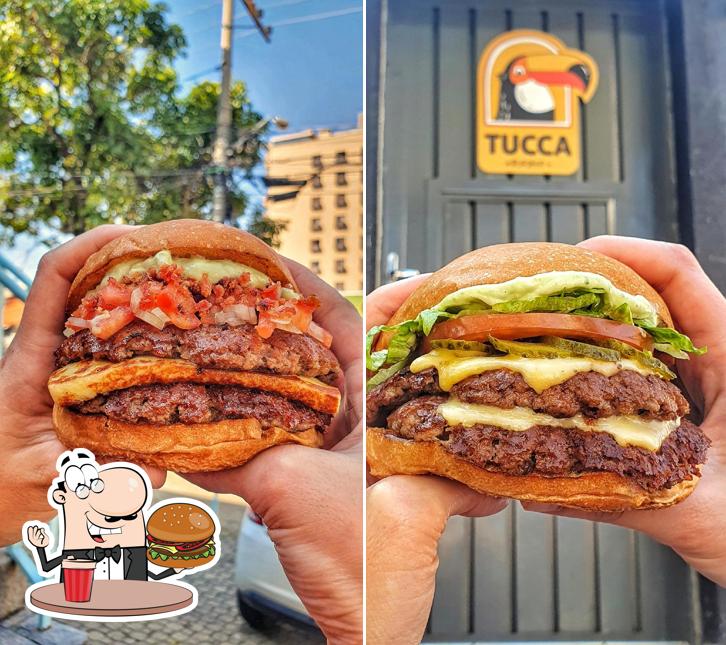 Consiga um hambúrguer no Tucca Burger