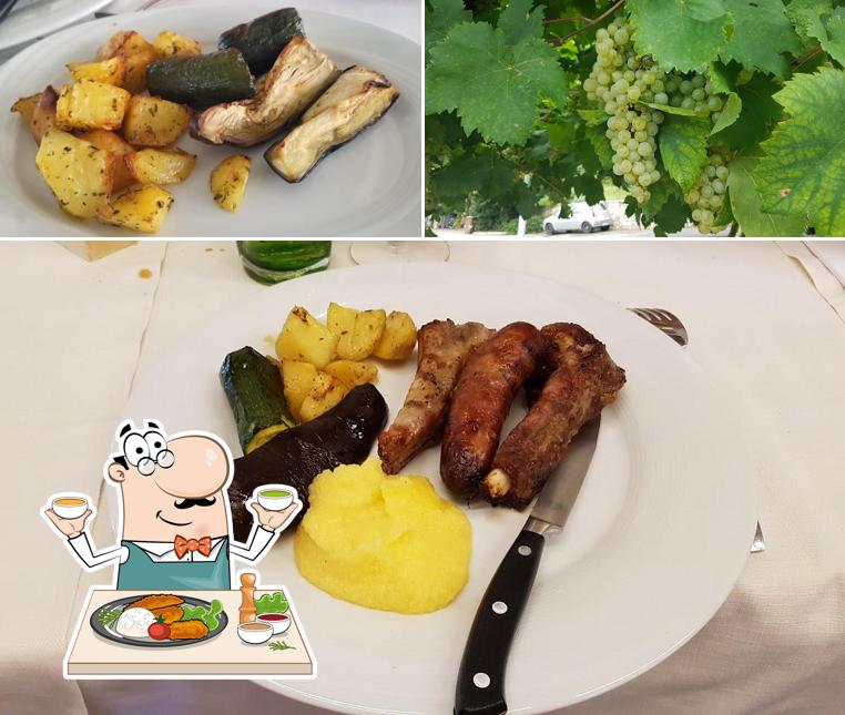 Cibo al Trattoria alla Cima