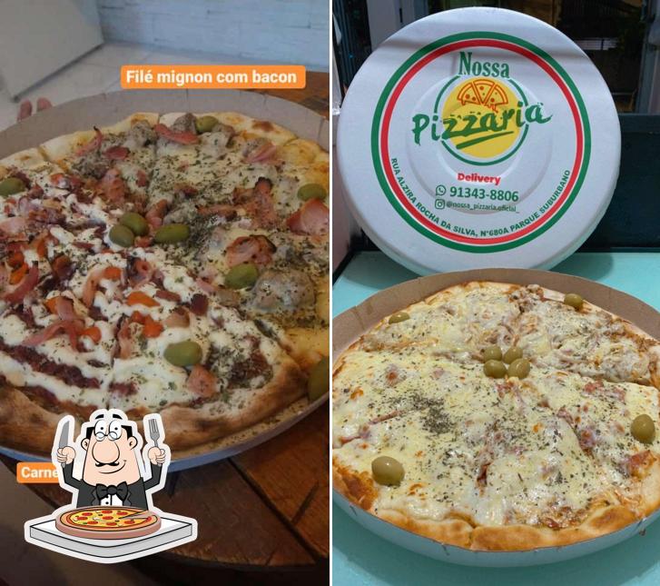 Escolha diversos estilos de pizza