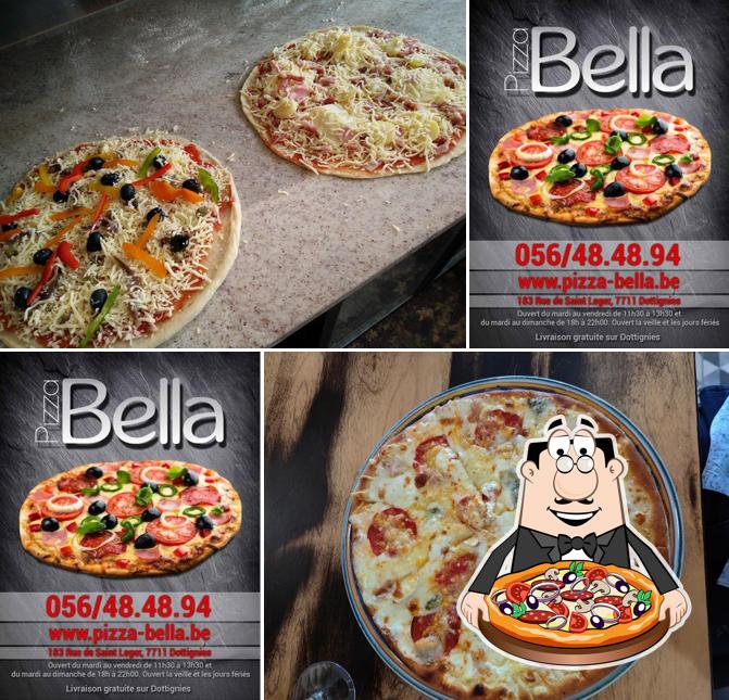 Prenez des pizzas à BellaPizza