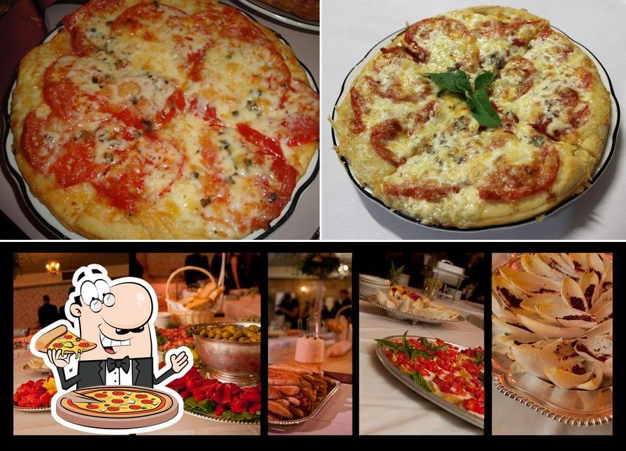 Get pizza at Gramercy Ballroom & Restaurant