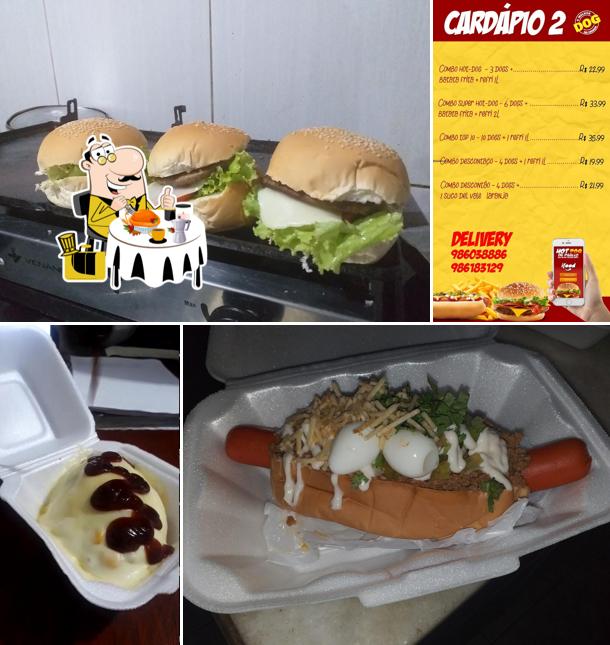 Comida em Hot Dog du Pabllo