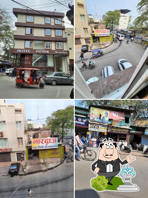 The exterior of Bhardwaj Restaurant