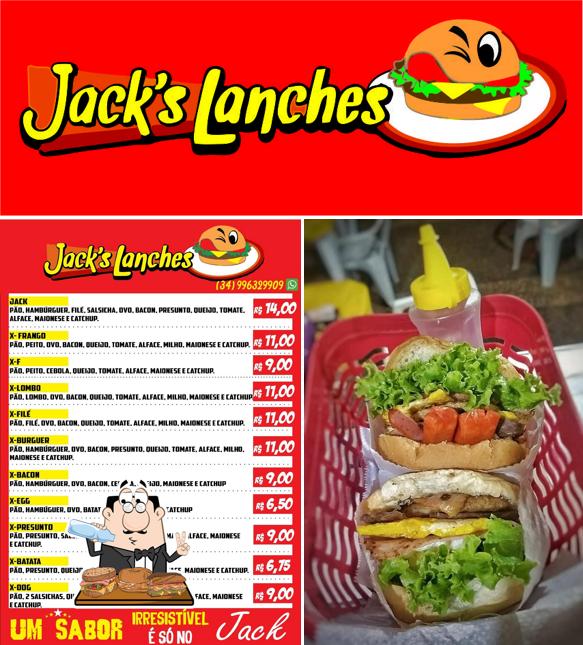 Pegue um sanduíche no Jack's Lanches