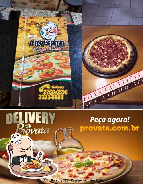 Peça pizza no Provata Pizzaria, Cantina e Comida Japonesa