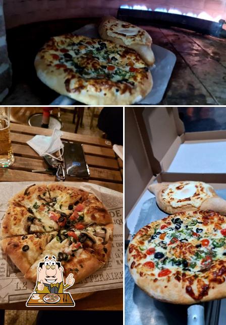 Try out pizza at ChaCha-bar