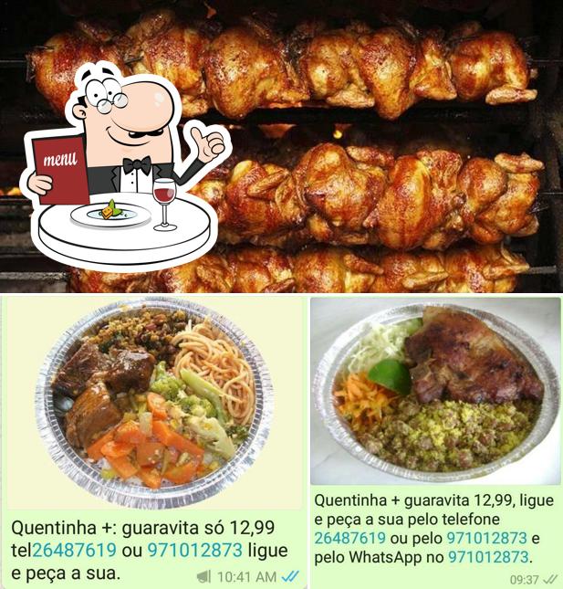 Comida em FrangoChopp Galeteria