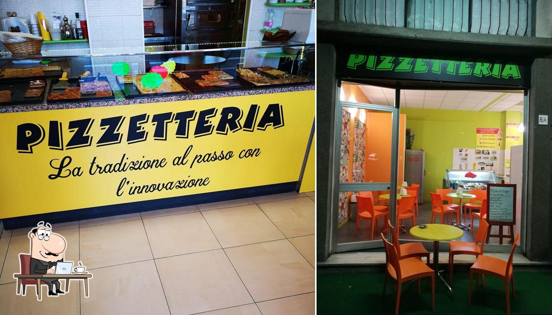 Gli interni di Pizzetteria