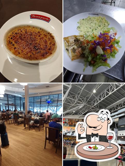 Comida em Restaurante Bonaparte - Aeroporto Internacional do Recife