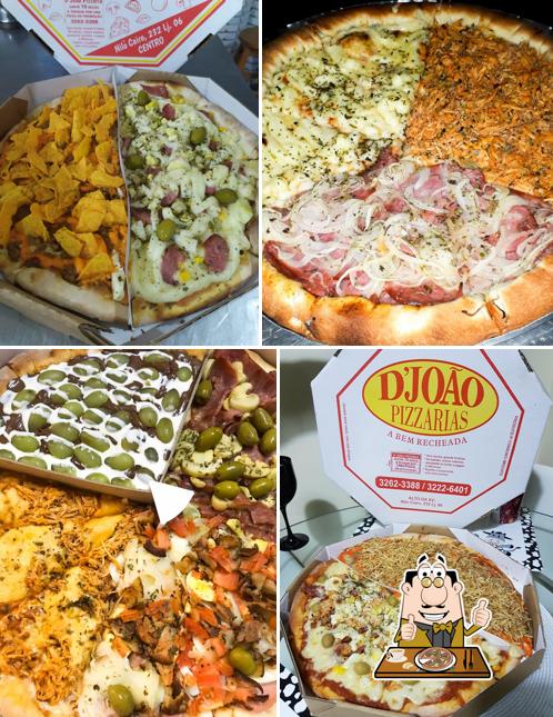 Peça pizza no D' João Pizzarias