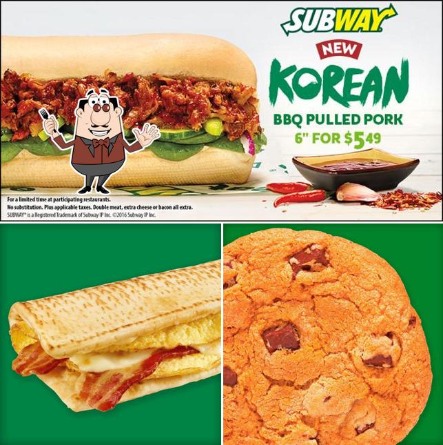 Nourriture à Subway