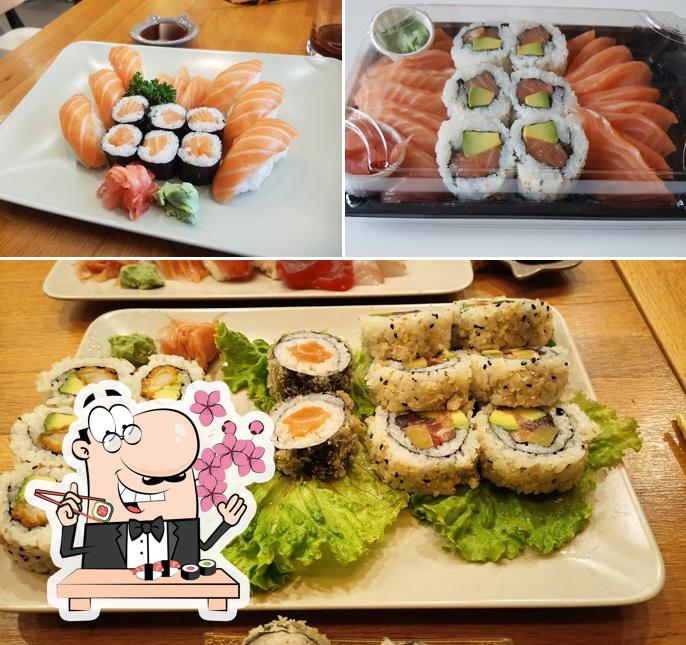 Les sushi sont offerts par Totoo cuisine japonaise