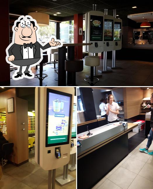 L'intérieur de McDonald's