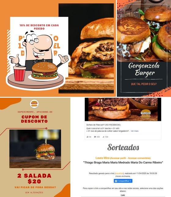 Consiga um hambúrguer no Burger Mania