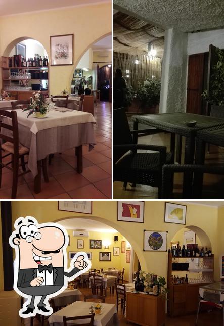 Gli interni di Albergo Ristorante su Gunventeddu