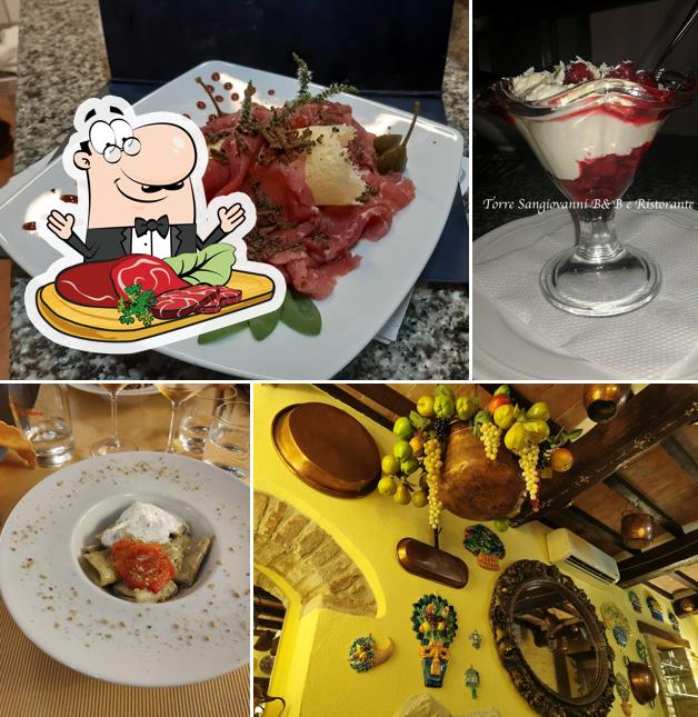 Carpaccio di manzo al Torre Sangiovanni Albergo & Ristorante