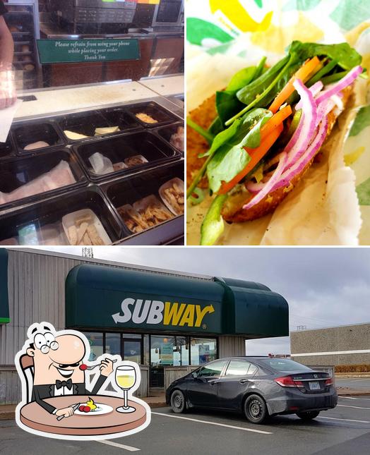 Nourriture à Subway