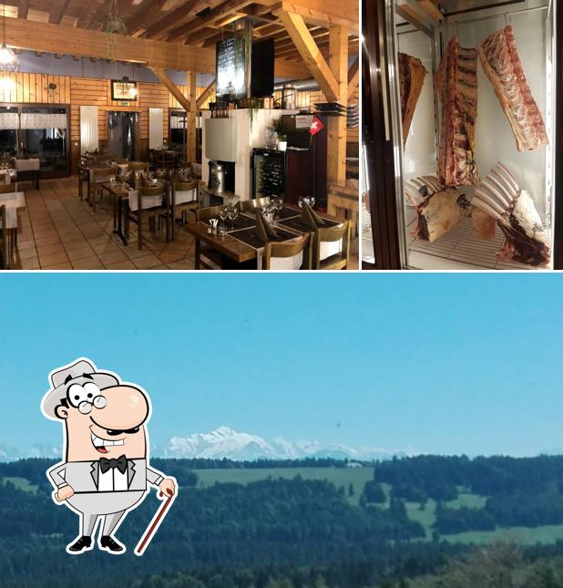 Curiosa tra la parte esterna di Auberge du Morez